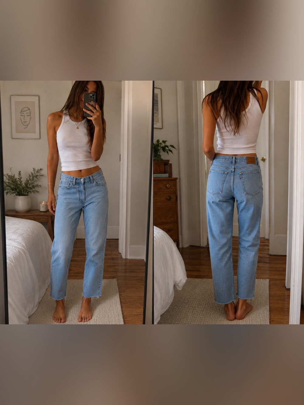 Levi's Buttonfly Wedgie Denim Jeans